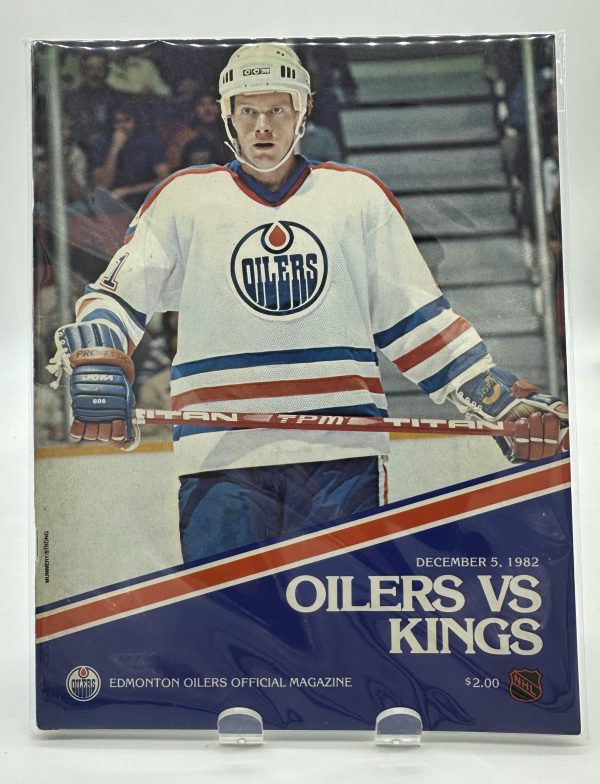 Edmonton Oilers Official Program December 5 1982 VS. Kings